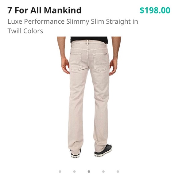 7 For All Mankind Other - 7 For All Mankind Men's Luxe Performance $198